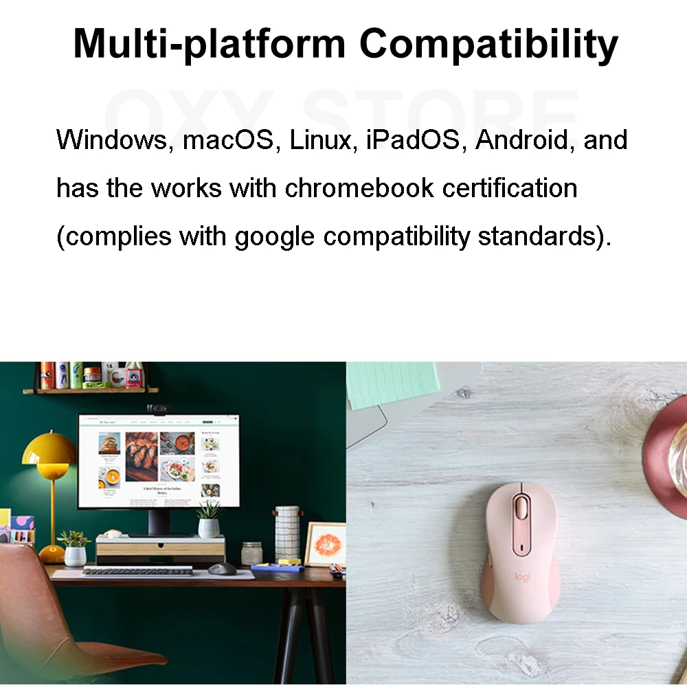 Logitech Signature M650 M650L ไร้สายบลูทูธ400 DPI Sensor เทคโนโลยี Logitech Advanced Optical Tracking