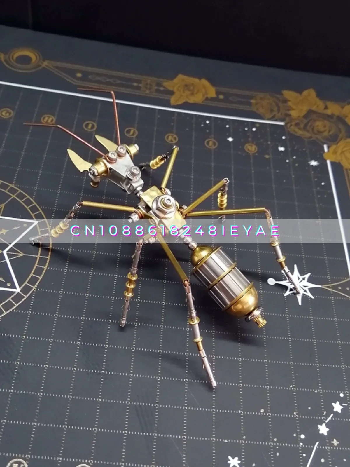 

Steampunk Mechanical Insect Little Ant Metal Assembling Model 3D Puzzle Children's Handmade Toys