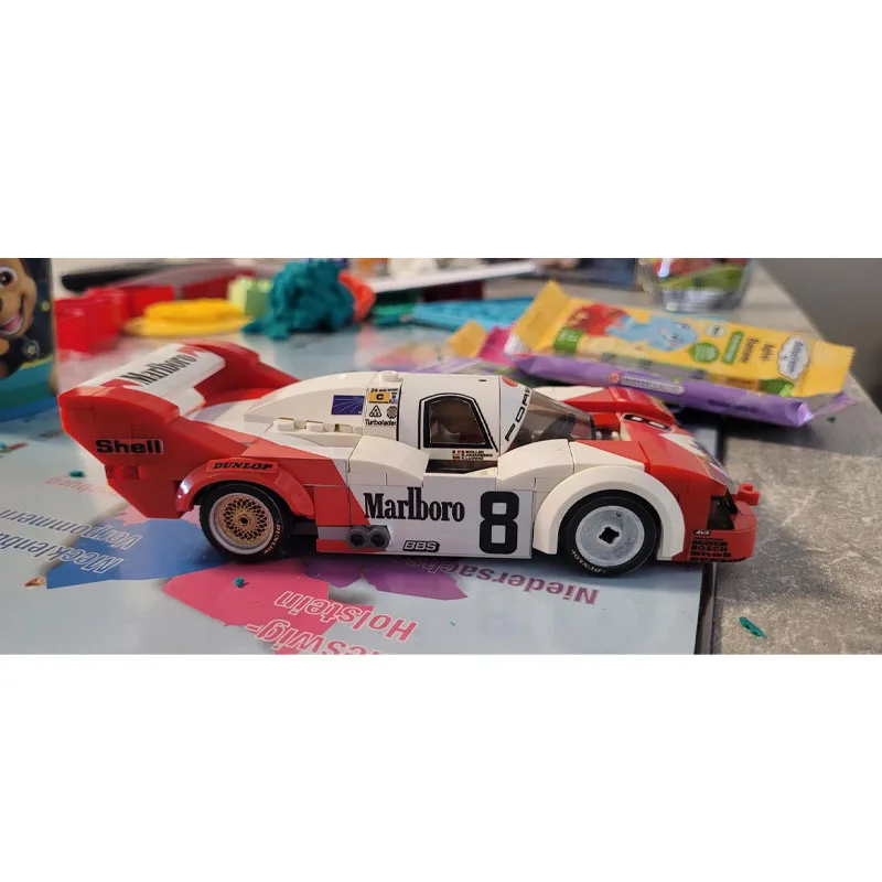 

MOC-132261 Новый культовый спортивный автомобиль 90-х годов, гоночные блоки, модель 350, деталиMOC, креативные строительные блоки для мальчиков и детей на день рождения, игрушки, подарки