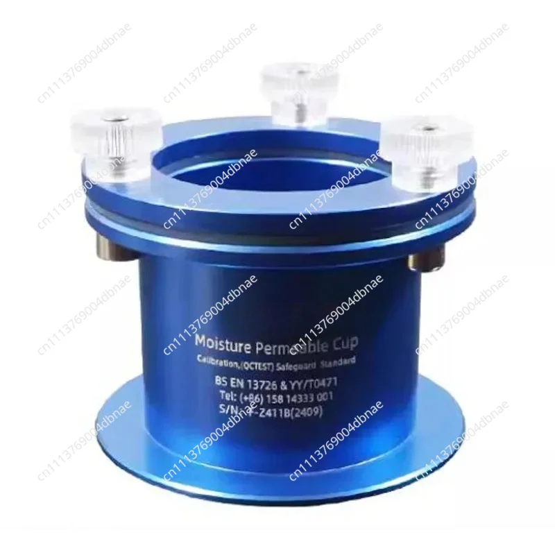 Breathable film dressing, breathable cup, water vapor permeability tester
