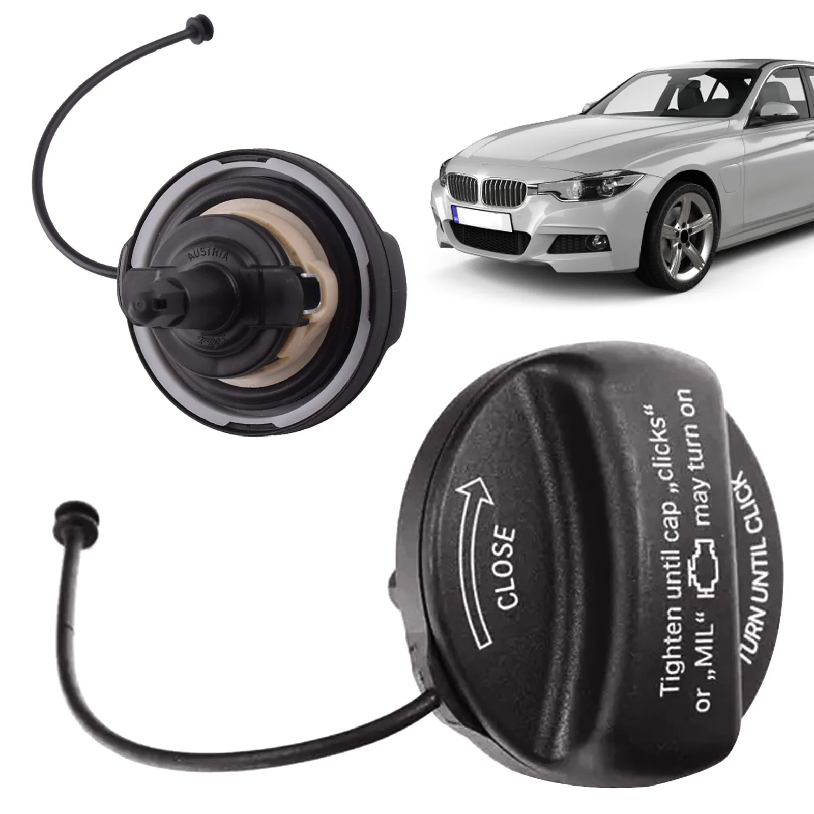 

Fuel Filler Cap Petrol Models Fit for BMW E39 E46 E60 E90 E92-128i 320i 325i 328i 328xi 330i 330xi 335i 525i X1 X3 X5 Z4 M3