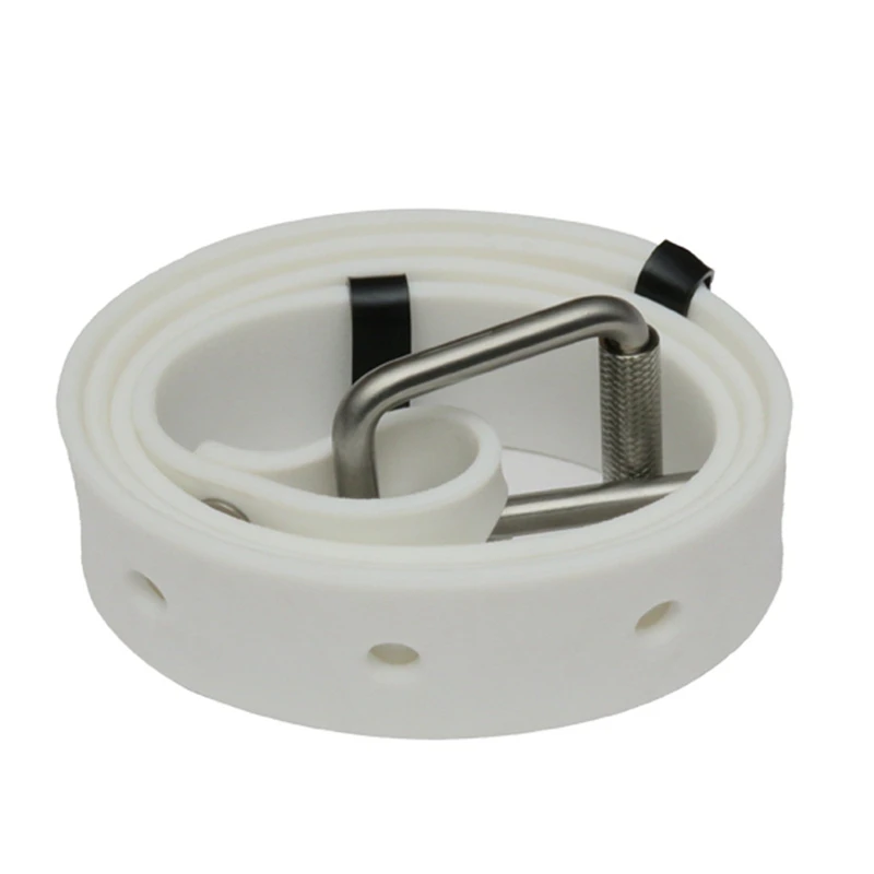 

85Cm-1.3M Quick Release Buckle Weight Belt Waist Weight Belt Bag Quick Release Buckle For Scuba Freediving Fishing White