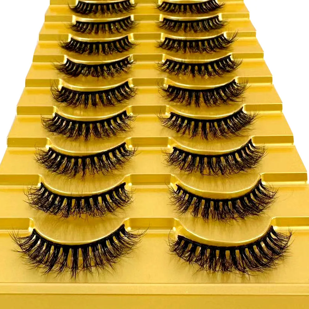 38 Stile 10 Paar Natürliche Lange 3D Nerz Falsche Wimpern Make-up-Set Nerz-Wimpernverlängerung Kurze Wimpern – Detail 18