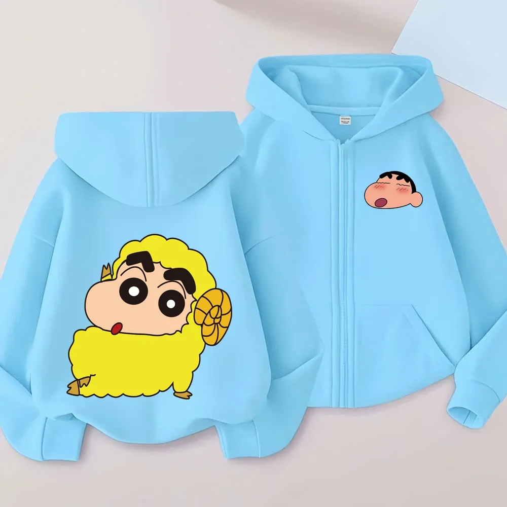 Ropa de Ni no سوداديرا مع كابوتشا دي شين تشان لطيف Otoño Chaqueta #2