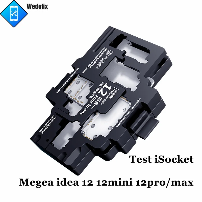 MEGA-IDEA iSocket Phone Motherboard Test Fixture Logic Board Test Socket Layered Testing Frame for iPhone 14 13 12 11 X Repair