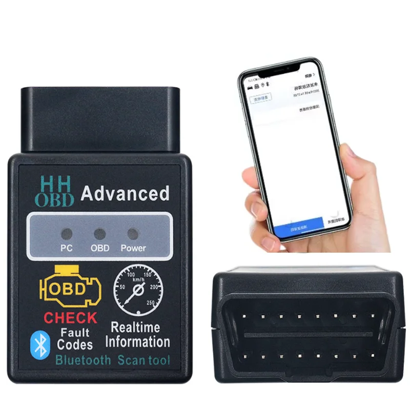 Bluetooth-Compatible Car OBD2 Scanner Elm327 V1.5 Code Reader OBDII Diagnostic Tool Diagnosis Scanner for Android IOS Windows