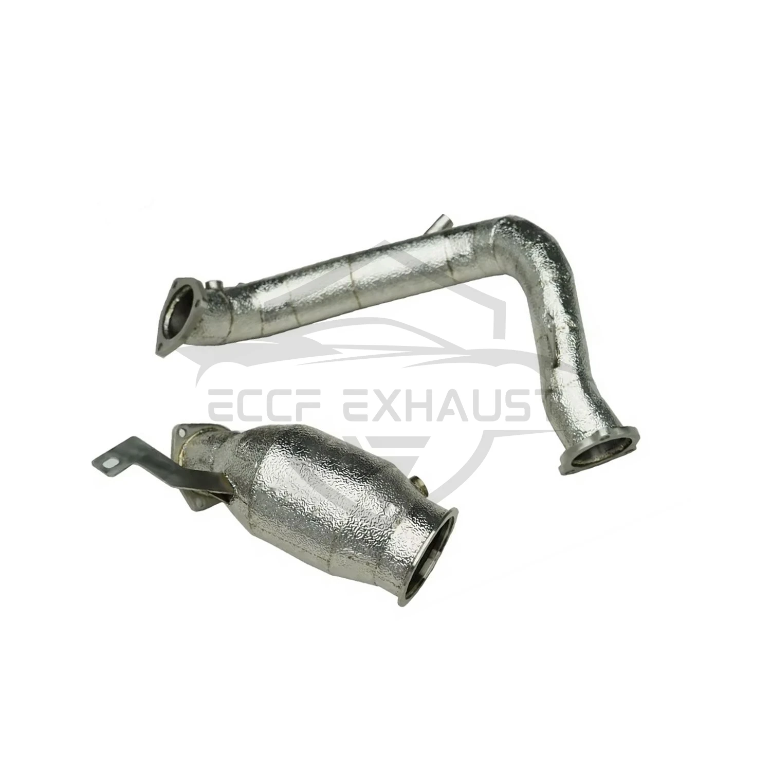 

Sporty Stainless Steel Downpipe With Heat Shield For Audi A5 B9 Aggressive Exhaust Sound High Flow Performance Upgrade