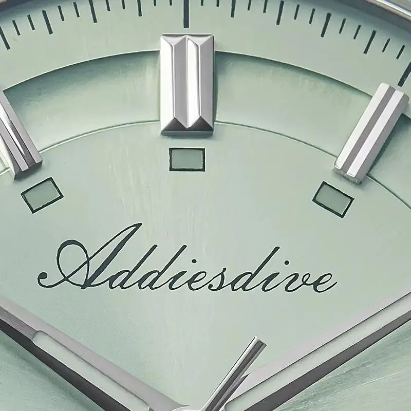 ADDIESDIVE 36MM Women's Quartz Watch Elegant Stainless Steel Bubble Mirror Glass Super Luminous 10Bar Waterproof Lady Watches
