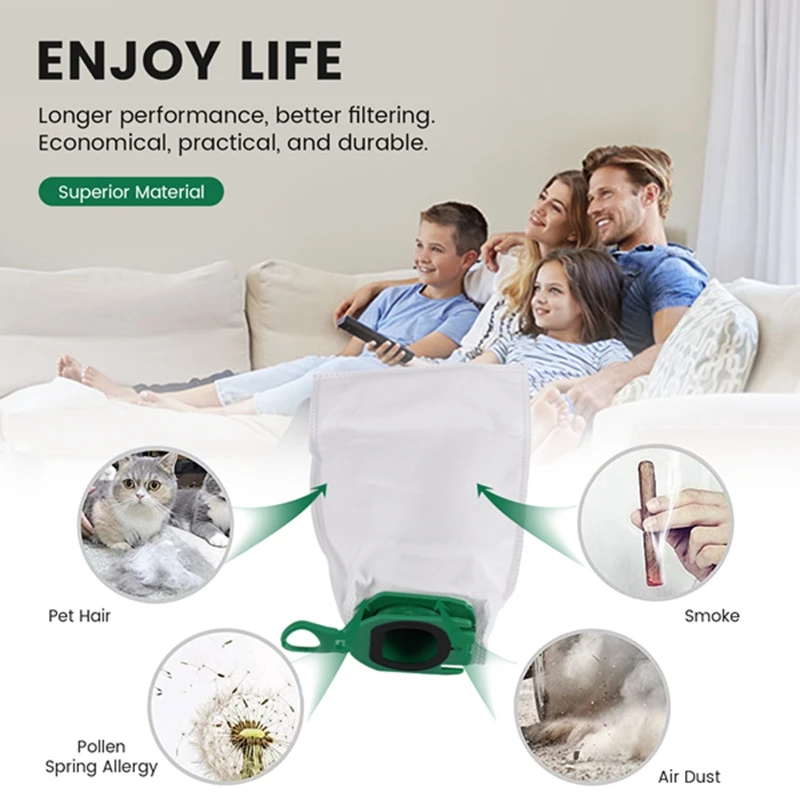 Saco de aspirador de pó AC66 para Vorwerk Kobold VB100 FP100 VB 100 FP 100, filtros de saco de pó a vácuo