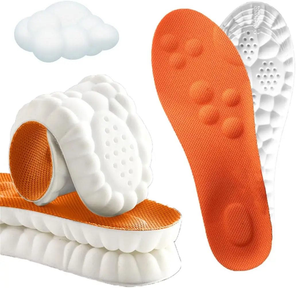 Cloud for Men and Women Men's Comfortble Shoe Steppers Insoles Sole Inserts Memory Foam Insoles for Women/Men with Arch Support