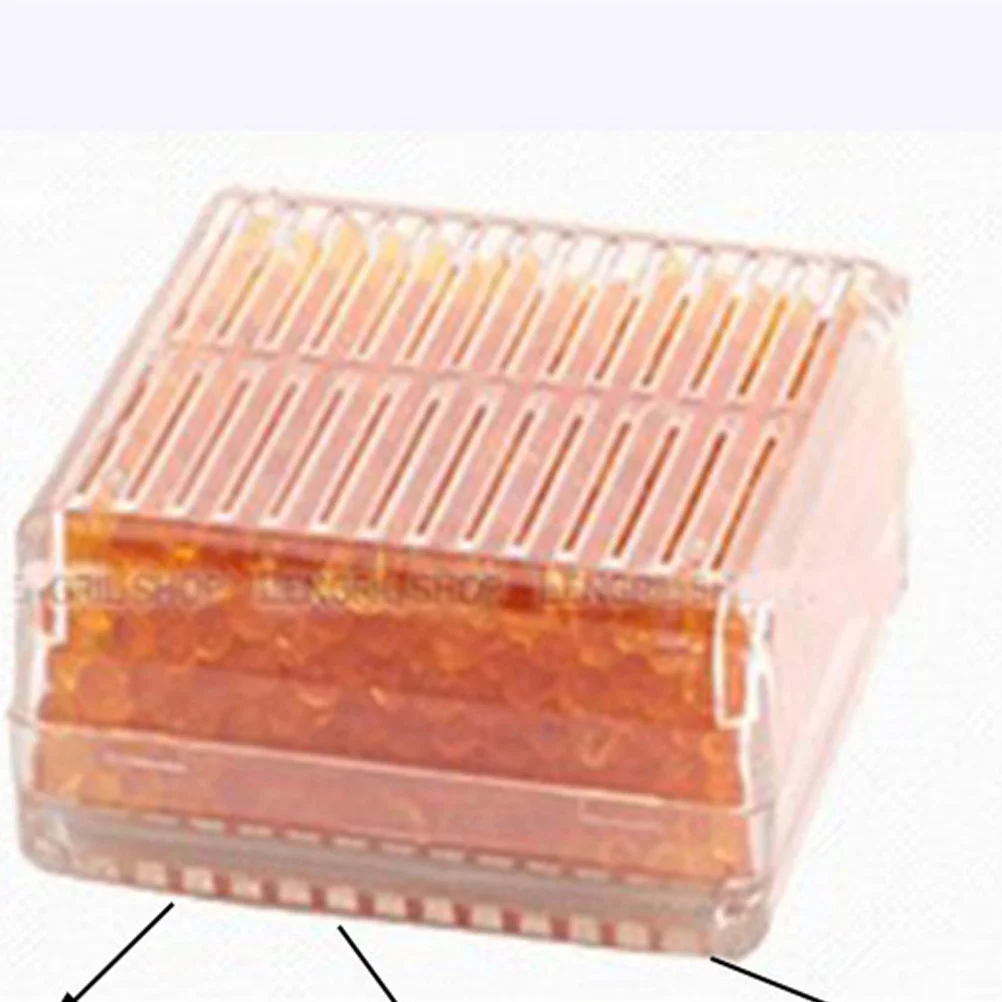 

2pcs Anti-Humidity Beads Dehumidification Box Reusable Moisture Absorber For Wardrobe Closet Camera Bag Damp Days Orange