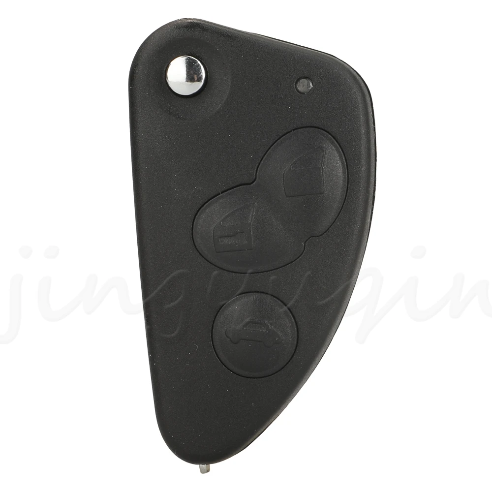 Jingyuqin Per Alfa Romeo 147 156 166 GT Con Uncut SIP22 Lama 2/3 Pulsanti Flip Smart Chiave A Distanza Dell'automobile Fob 433 MHz ID48 Chip