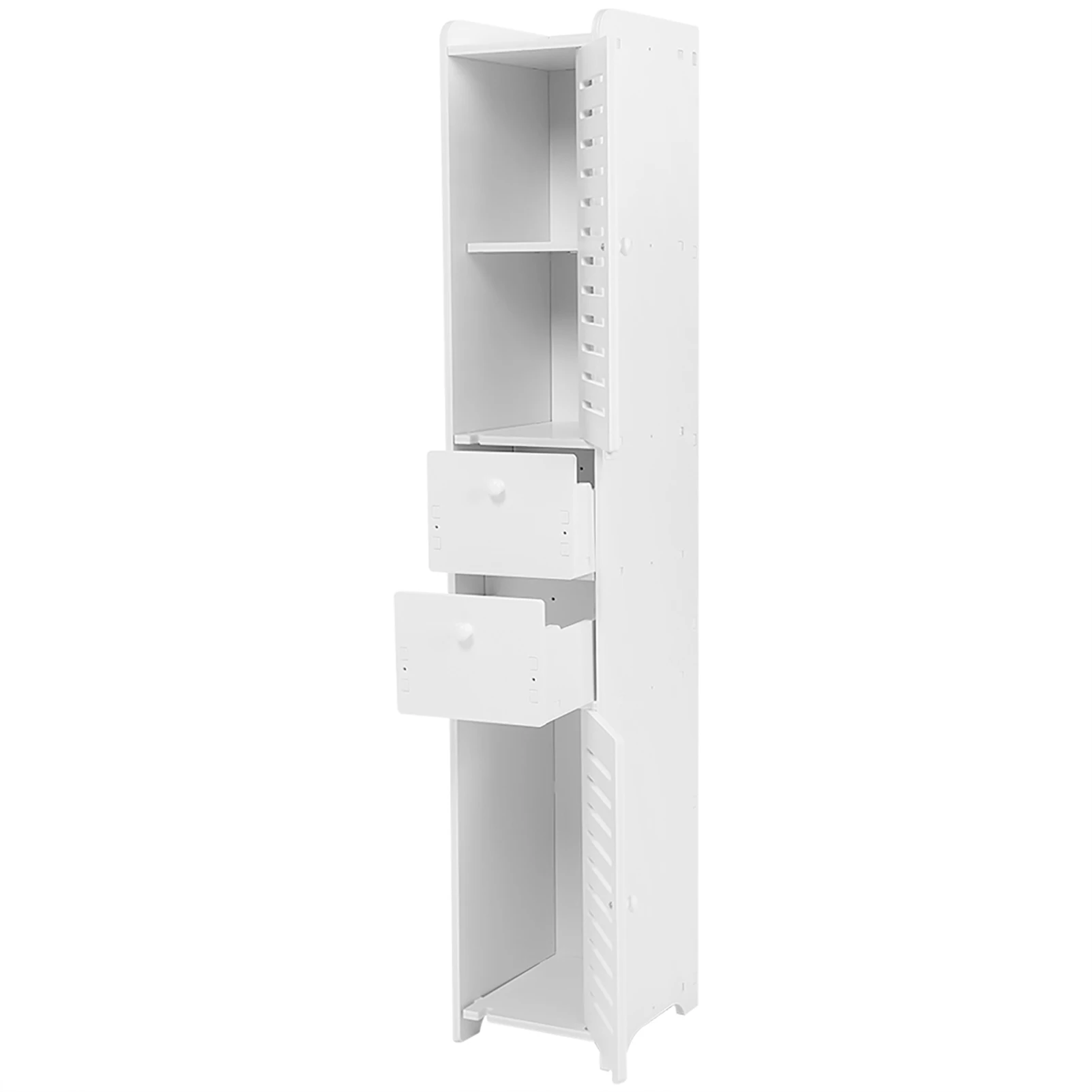 

Bathroom Cabinet Wood Plastic Board Fashionable Bathroom Corner Cabinet Storage Shelf Rack Organizer