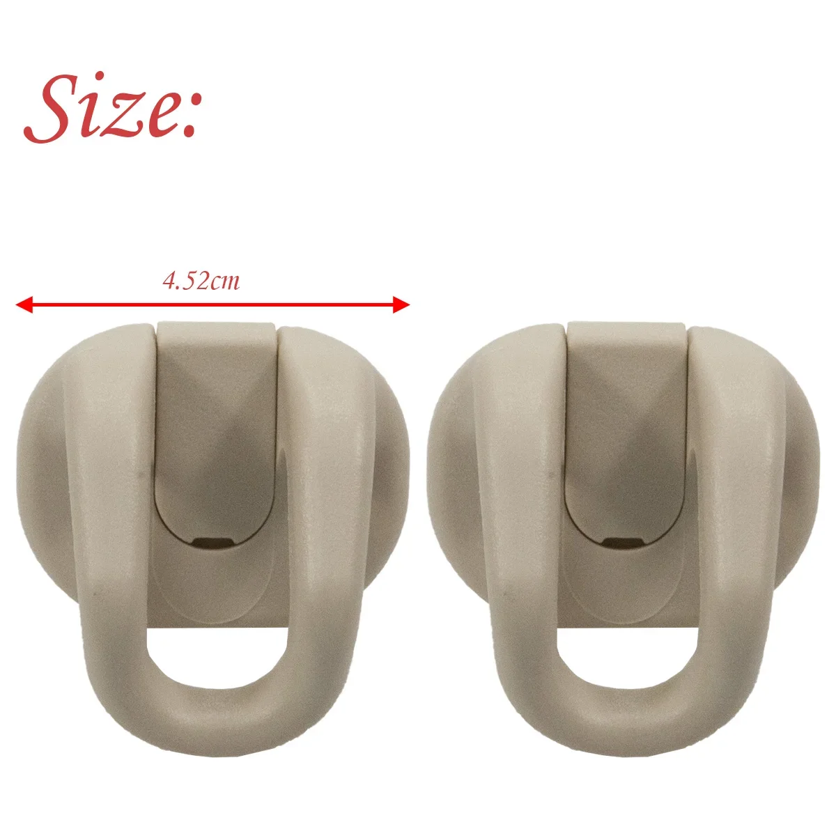 Roof Coat Hanger Hooks Khaki for Ford F150 Expedition Explorer 2003-2008 1L2Z-7829024-AAA