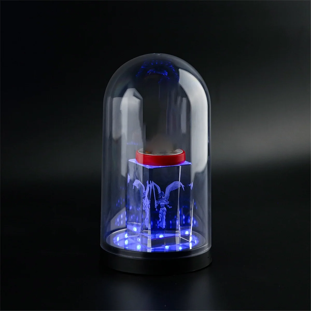 Game Doll Thousand-Layer Mirror Sound-Controlled RGB Lighting Display Box Figure Storage Transparent Storage Box