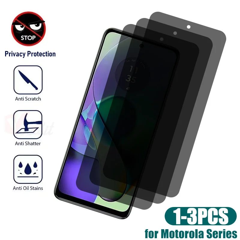 

Anti-spy Privacy Tempered Glass For Motorola G54 G14 G84 G53 G73 G82 G23 G72 G62 G52 G13 G42 G32 G22 G50 G30 Screen Protector