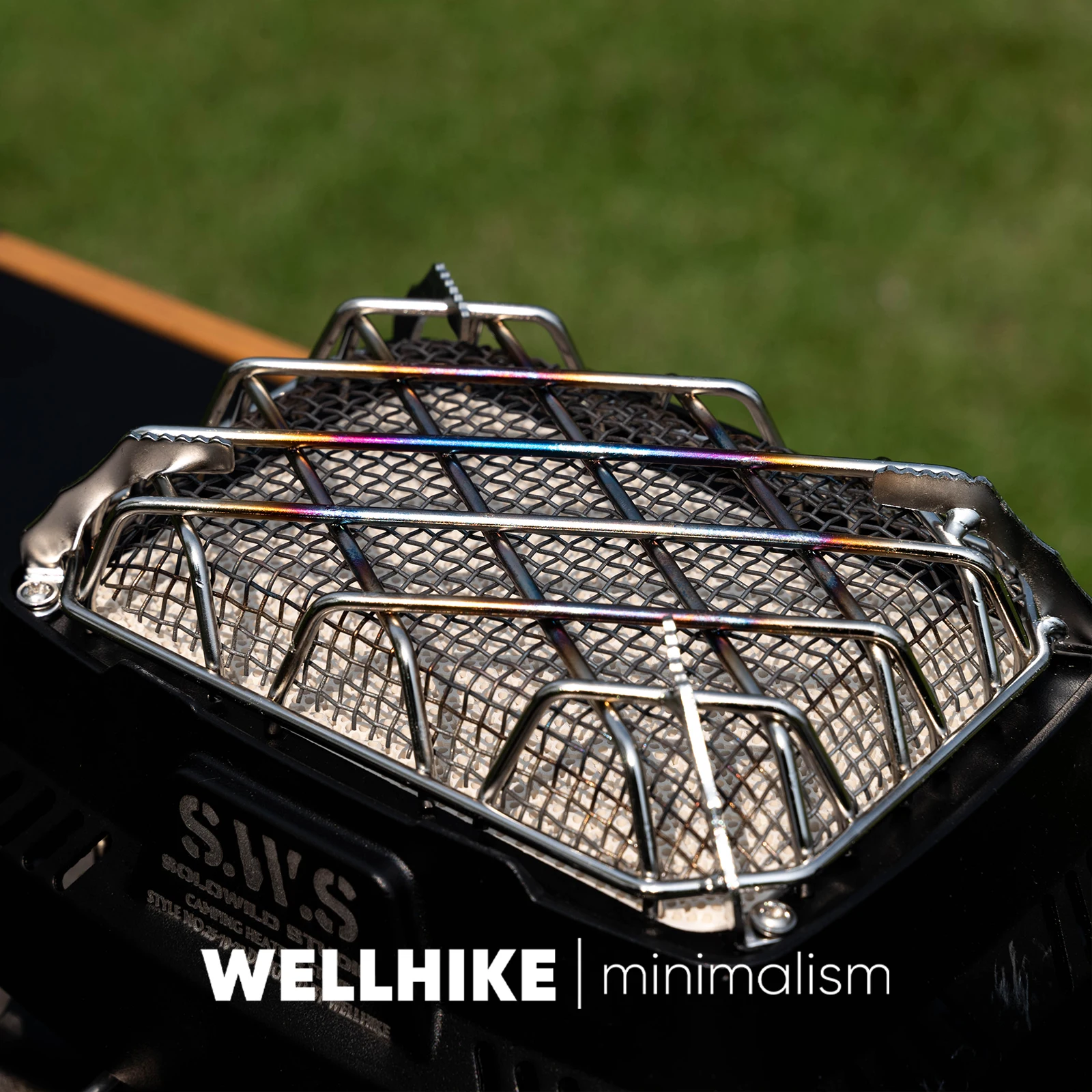 WELLHIKE السماء المرصعة بالنجوم متعددة الوظائف سخان غلاية مياه خارجية وموقد تخمير الشاي المحمولة موقد التخييم الصغير المستقر #4