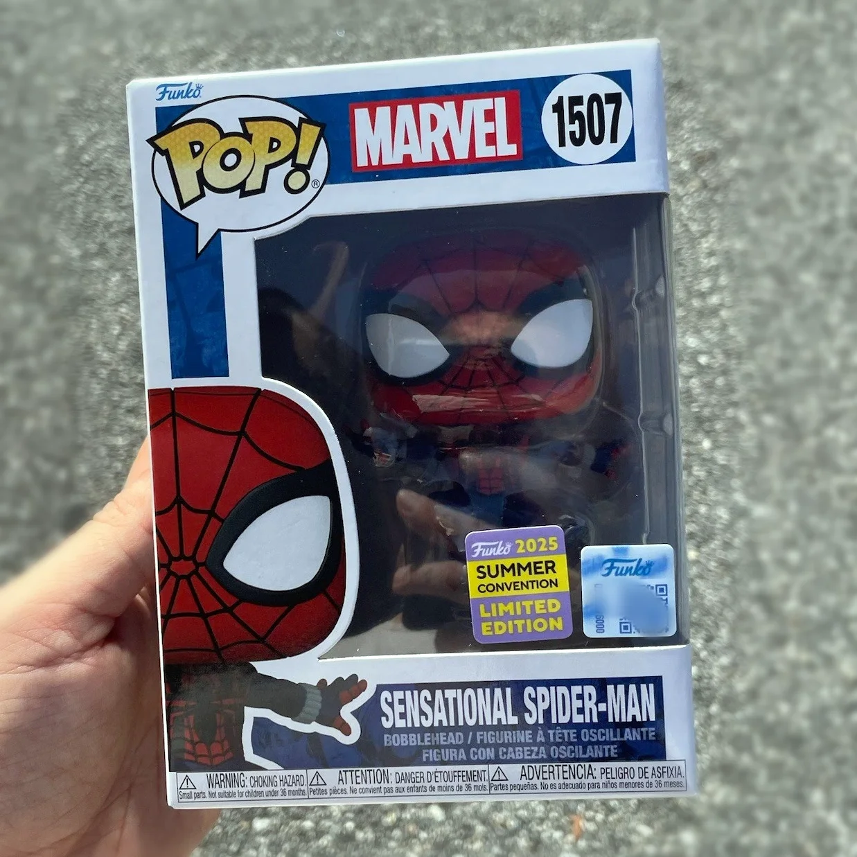 

Фигурки FUNKO POP Sensational Spider-Man 1507, лето 2025, коллекционная коллекционная модель Marvel, ограниченная серия, игрушка в подарок