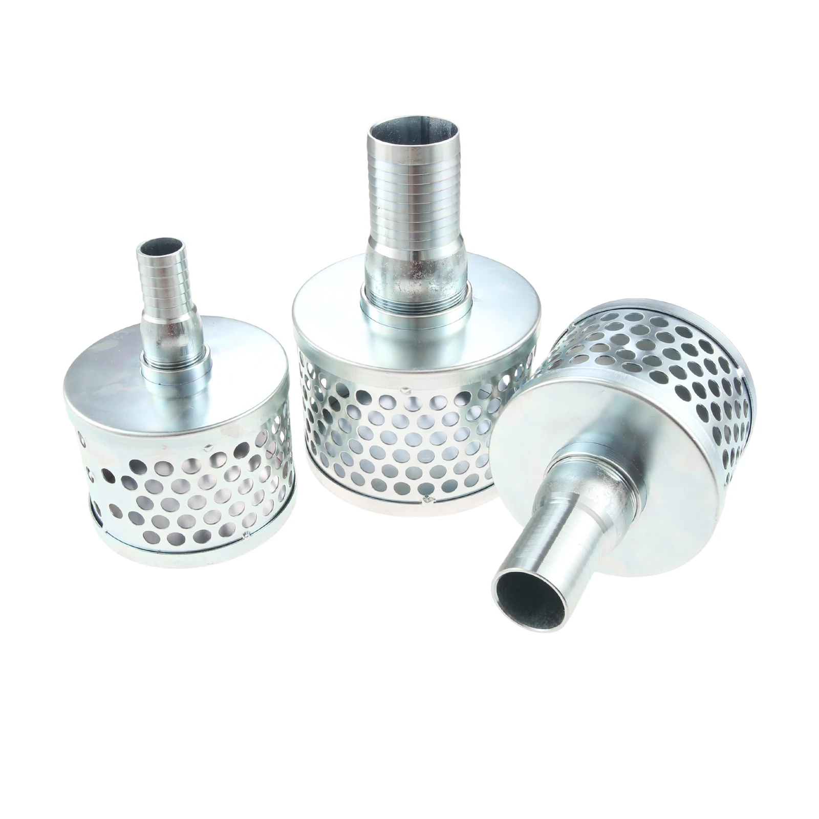 1PC Robust Garden Hose Round Hole Suction Strainer Filter Prevent Corrosion Reduces Solids Entering Water Pump 1/1.5/2 Inch