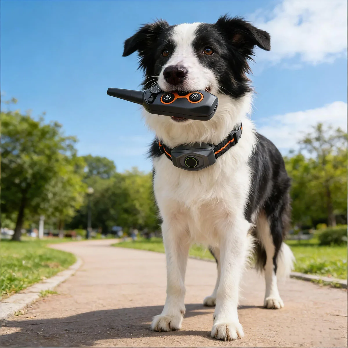 

Dog Training Collar, with Remote Dog Collar for Small Medium Large Dogs IPX7 Waterproof E-Collar for All Breeds 3 Training Modes