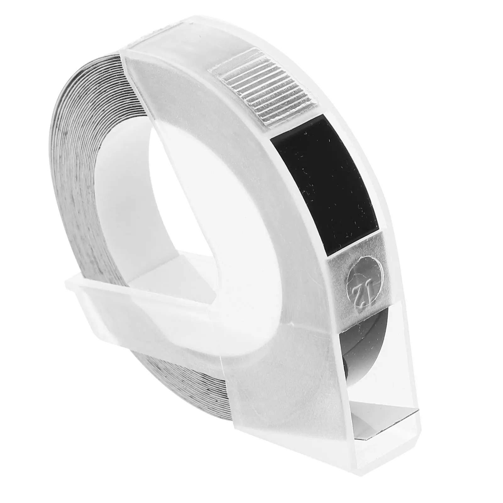 1 Roll 3D Embossed Label Tapes For Manual Label Maker Multi-Use Reusable Price Tags Sticky Plant Bottle Name Labels Durable