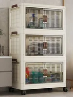 Large Capacity Multifunction Folding Storage Cabinet Dustproof Wardrobe Closet Organizer Easy-to-Install Storage Boxes - Image 3