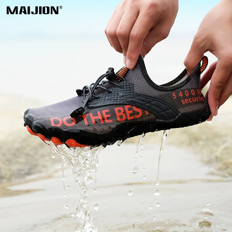 Anti-slip Outdoor Wading Shoes Unisex Quick Drying Water Sports Shoes Barefoot Beach Aqua Shoes for Surfing Diving Boating