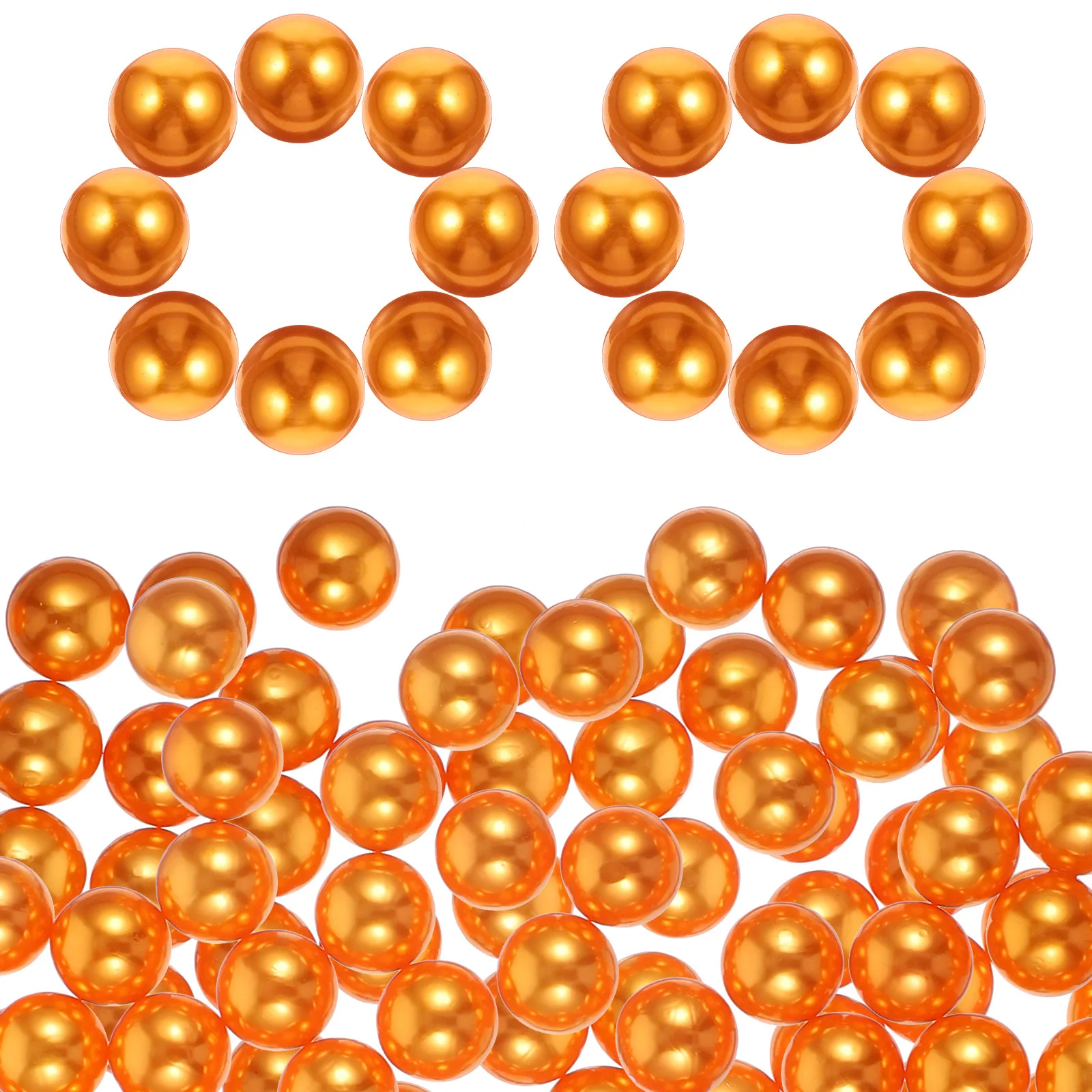 100 pezzi rotondi senza foro perle finte riempitivi per vasi riempitivi decorativi per bottiglie di fiori decorazioni perle finte per vasi