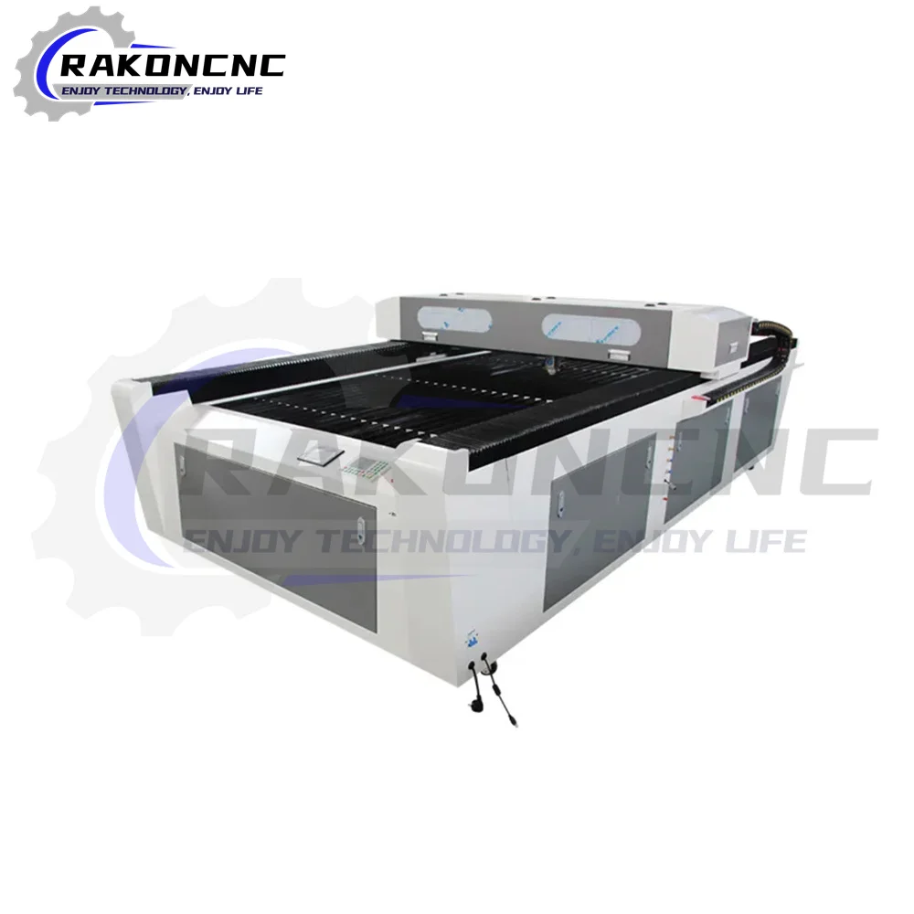 

Jinan Rakoncnc RCJ1325H Metal Nonmetal Fiber And CO2 Mixed Laser Cutting Machine