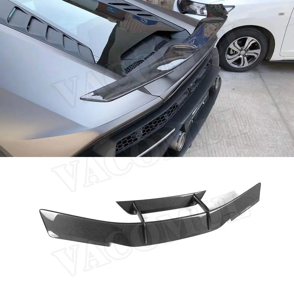 

VACOMUL Forged Carbon Rear Trunk Lip Spoiler for Lamborghini Huracan LP580 LT610 EVO Novitec style Dry Carbon Fiber Rear Spoiler