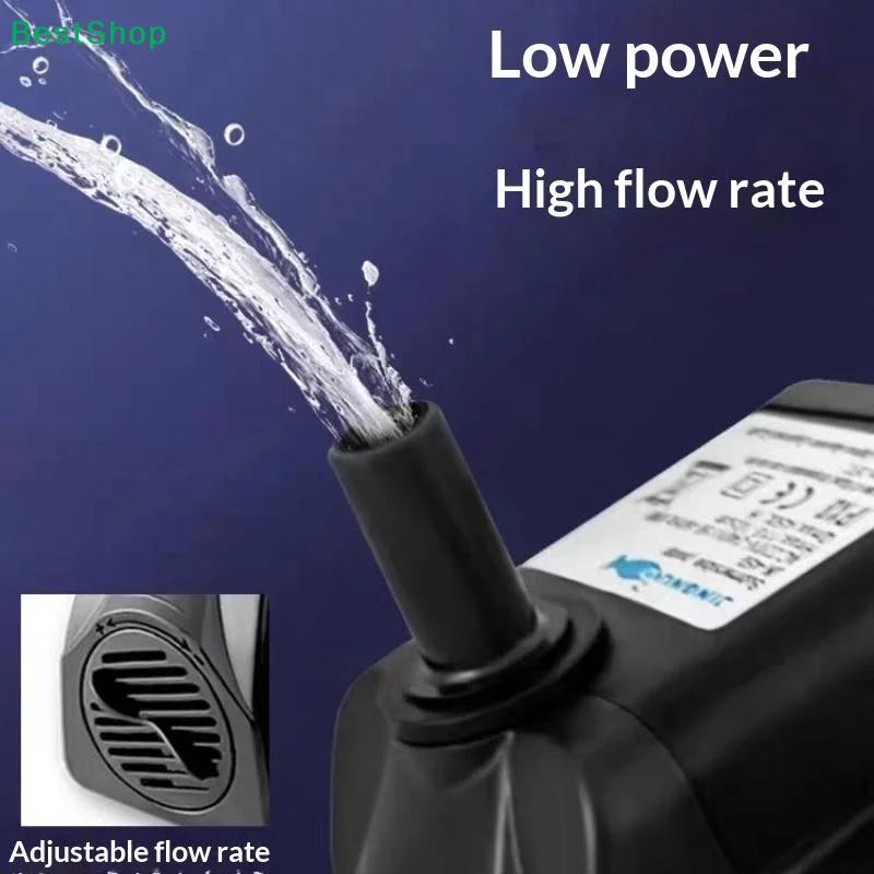 Submersible Water Pump 5W 350L H Silent Aquarium Pump Small Circulation Pump For Fish Tank Fountain Water Feature