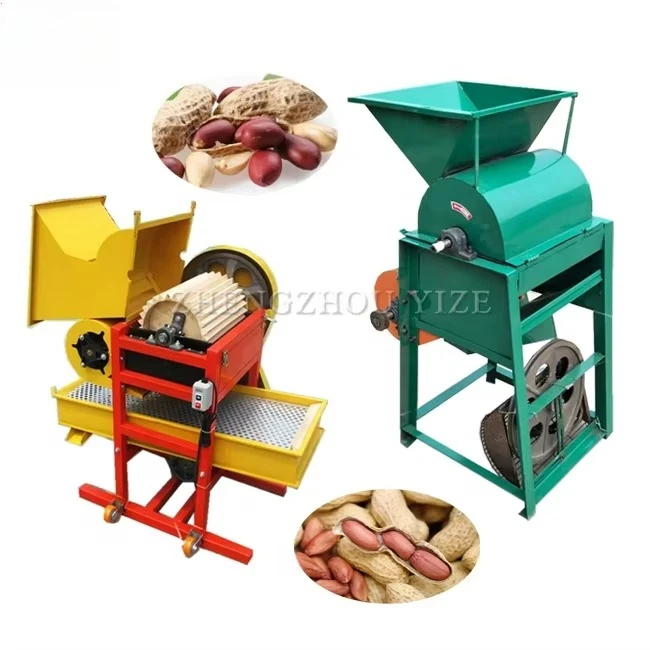 

Electric Motor Power Peanut Seeds Sheller Machine Groundnut Threshing Mini Peanut Shell Removing Machine
