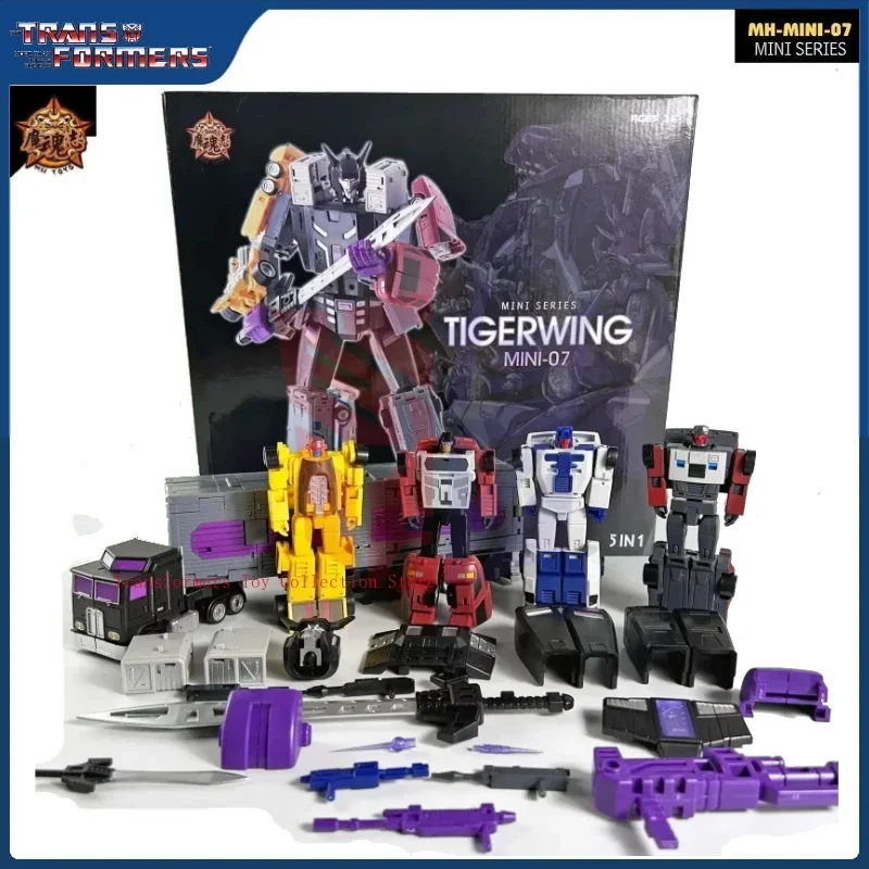 

Transformers: Souls of Mir MH-MINI07 Menasor Combination Set Anime Character Handheld Model Toy Promotion Gift Collection