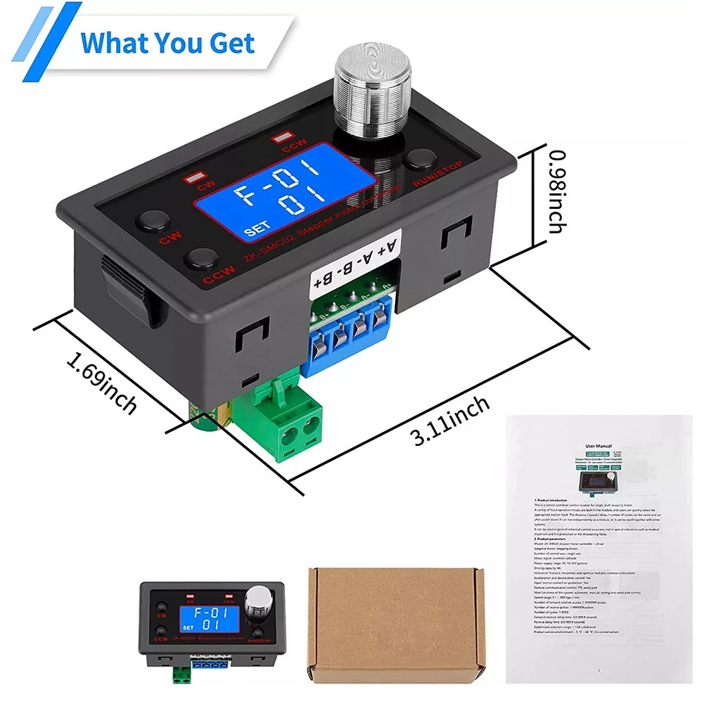 Stepper Motor Driver Controller Module for DC 10 30V Motors with Adjustable Speed Control and Multiple Operation Modes