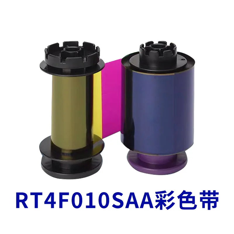 RT4F010SAA YMCK color ribbons & RTCL009NAA retransfer films work with Avansia id card printer