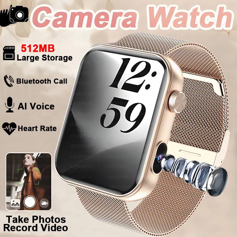 

Новые умные часы с памятью 512 м и камерой, видеозапись, локальная музыка, динамический циферблат, BT-вызов, спортивный режим, lP68, водонепроницаемые умные часы