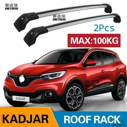 SHITURUI 2Pcs Roof bars For RENAULT Kadjar (HA_, HL_) [2015-2022] Aluminum Alloy Side Bars Cross Rails Roof Rack Luggage