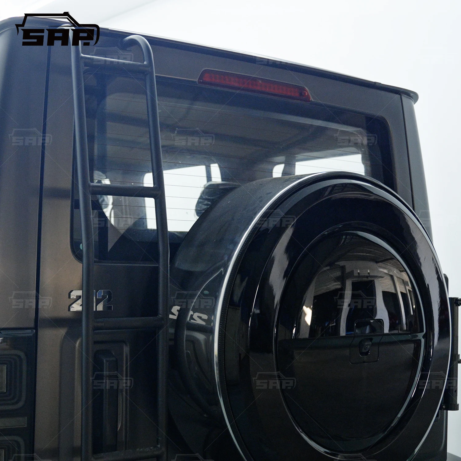 Off-Road Accessories Rear Door Tailgate Ladder Climbing for Baw 212 Suv Car Rear Ladder Aluminium Tail Door Ladder