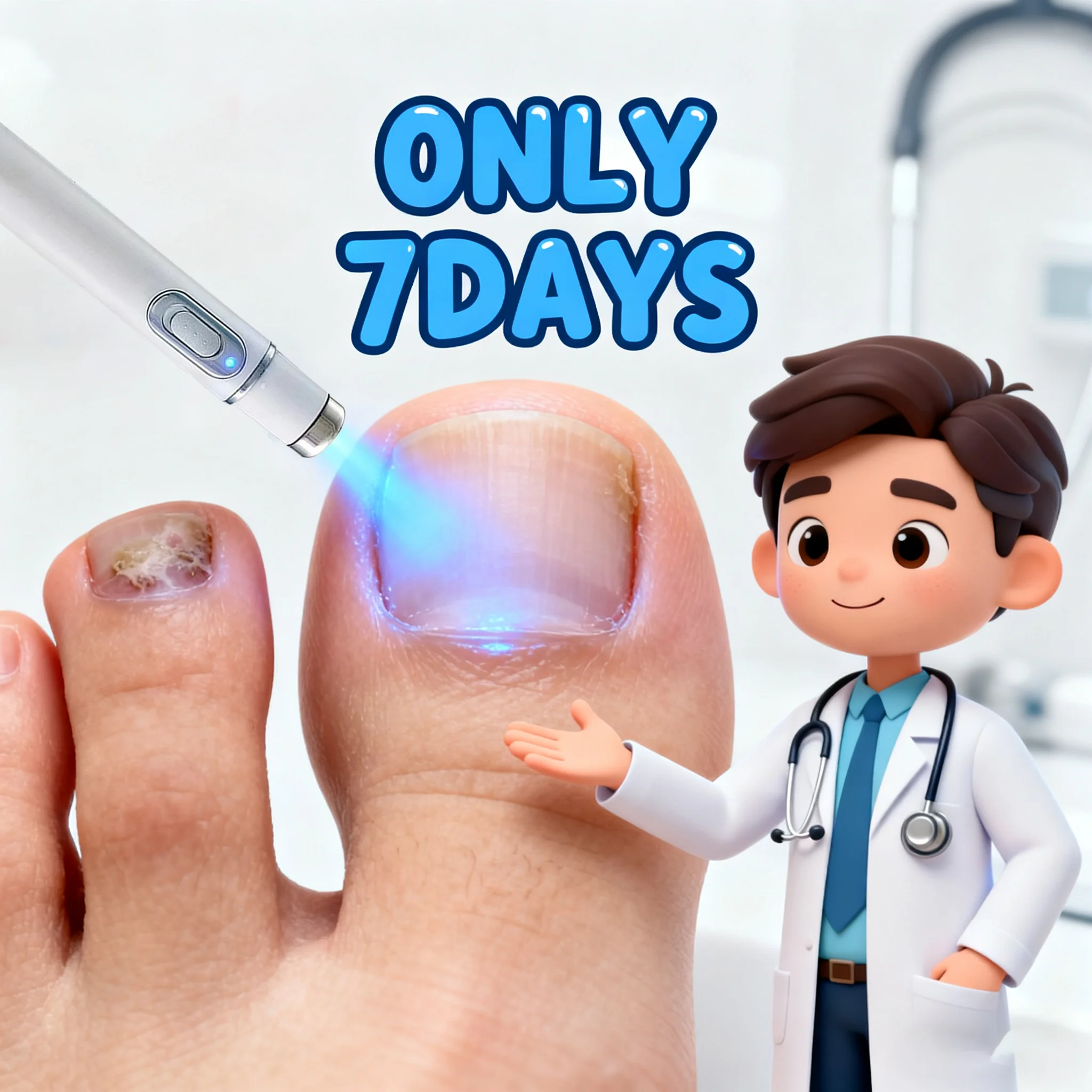 Nail Cleaning Tools, Blue Light Laser Tools Root Repair Upgraded to Second Generation 26