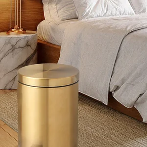 أفضل 6 سلة مهملات حمام ذهبية مبيعا - No3