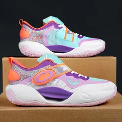 Zapatillas de baloncesto de diseño de marca para hombre y mujer, zapatos de entrenamiento deportivo antideslizantes de goma para exteriores de alta calidad