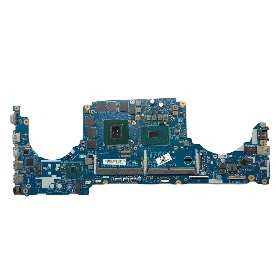 

0K6GMV For Vostro 15 7570 Motherboard LA-E992P i5-7300HQ GTX1060 6GB