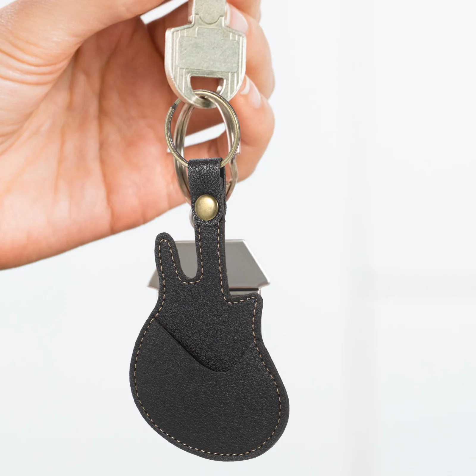 

PU Guitar Pick Carry Bag Durable Portable Plectrum Storage Holder for Acoustic Electric Guitar Ukulele Banjo