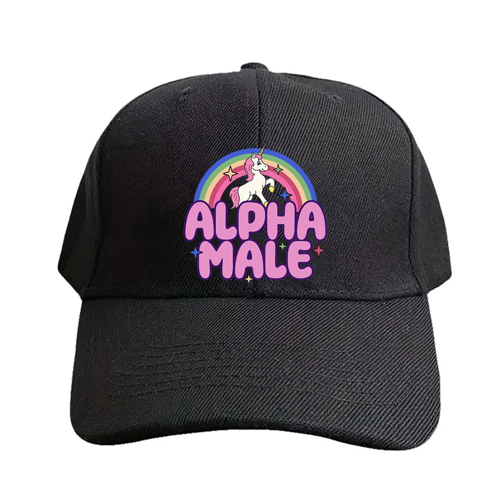Alpha Male Caps Summer Adult Baseball Cap Adjustable with Curved Brim Duckbill Hat Protection Sun Hats Casual