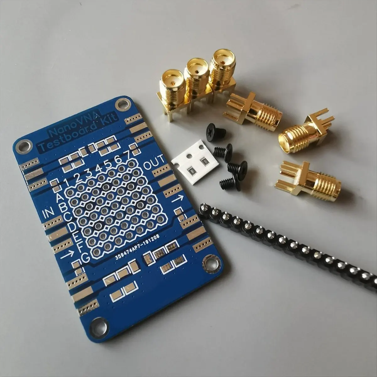 DT38 For NanoVNA Testboard Kit VNA Test Demo Board Network Analyzer Testing Board Demo Board for Nanovna Network Analysis