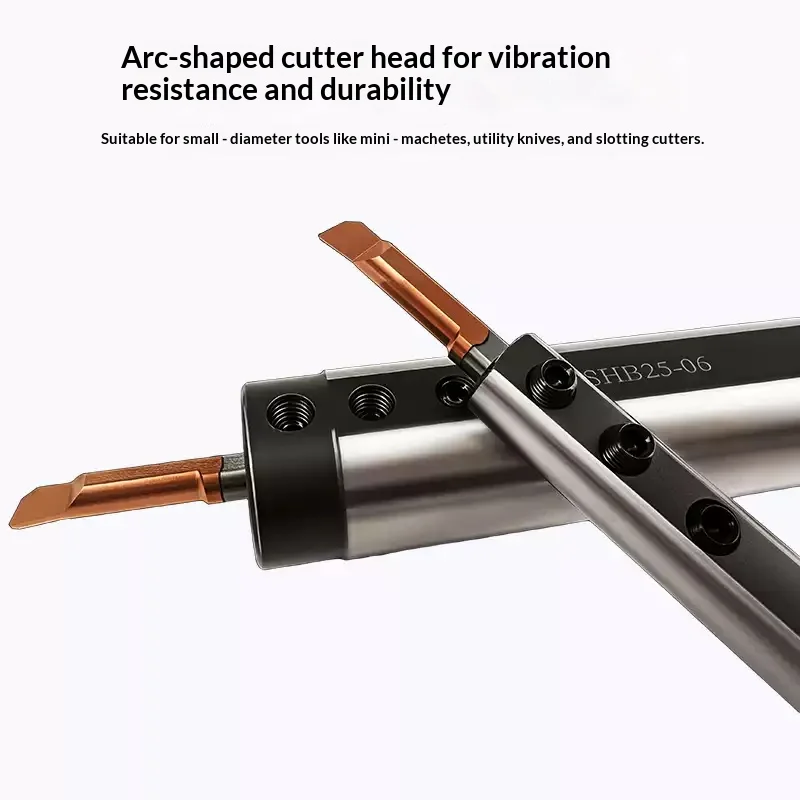 SHB12 SHB16 SHB20 SHB25 Round Shank Boring Bars Lathe Boring Cutter Sleeve Small Diameter Tool Holder for Rod Milling