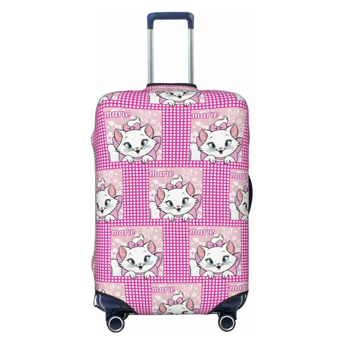 

Чехол для чемодана с мультяшным рисунком кошки Мари, моющийся, для чемоданов 18-32 дюйма