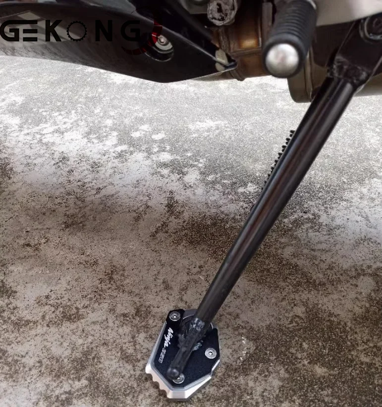 صالح لل ER6F ER6N er6f er6n ER-6F ER-6N 2012-2016 2015 دراجة نارية CNC لوحة موسعة الجانب حامل القدم مسنده الملحقات #5