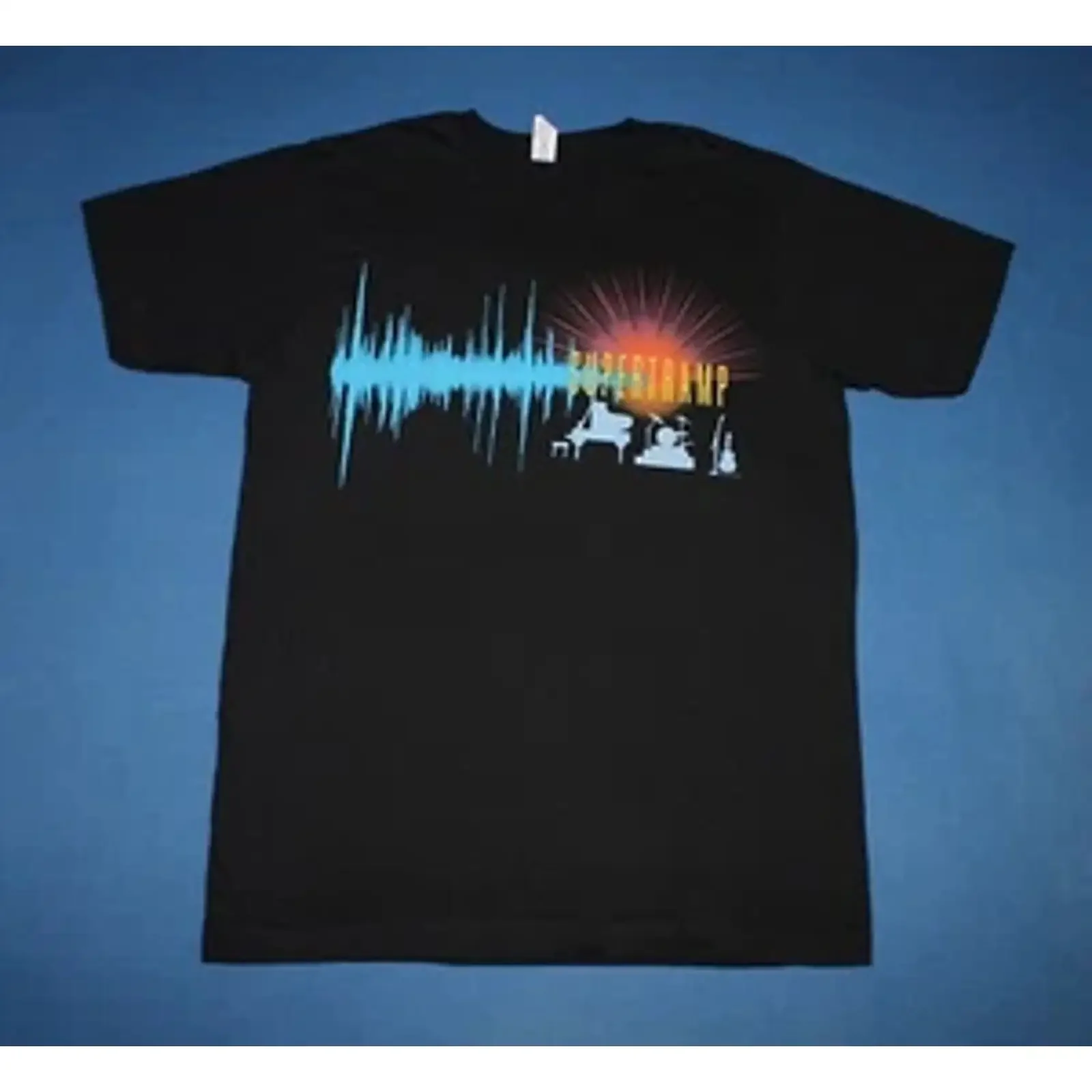 Supertramp T Shirt Tour 2011 Double Sided Progressive Rock Band Men's vintage Washed Unisex Breathable Soft