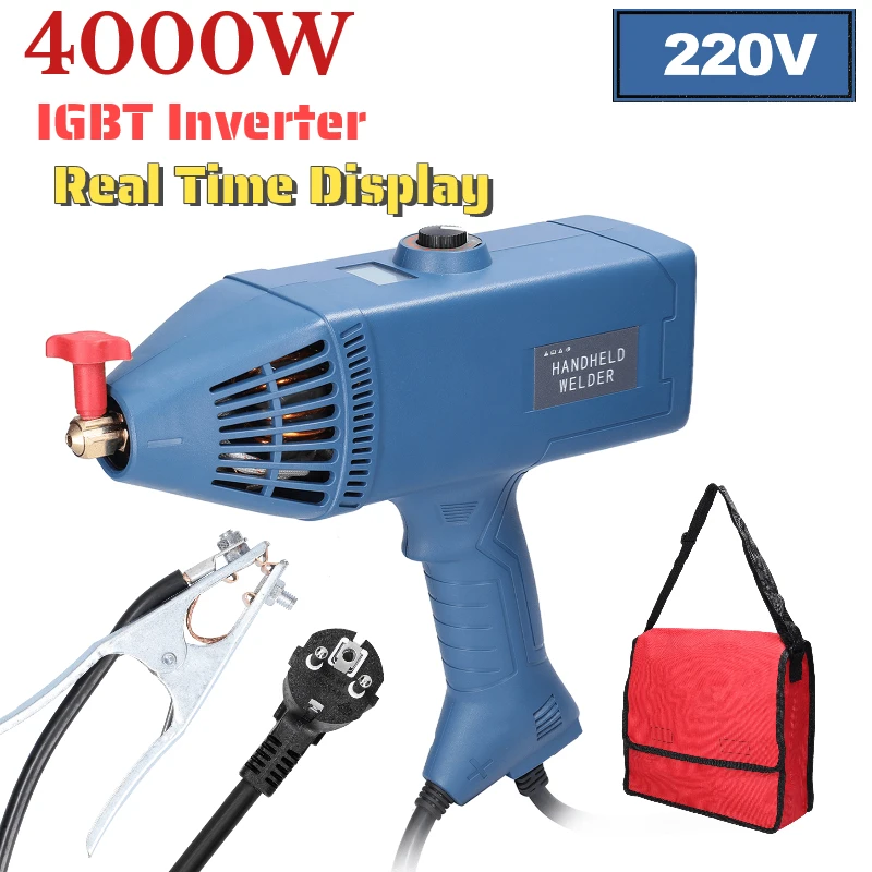 220 V 4000W Portable Arc Welding Machine Output Current Real Time IGBT Inverter 2~14mm Welding Thickness Current Welder